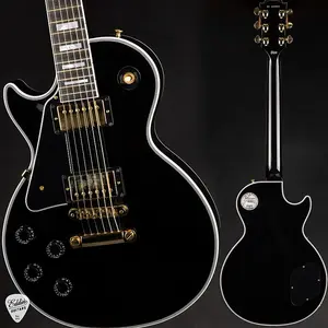 Gibson Custom Shop Les Paul Custom Глянцевая, левосторонняя, черное дерево
