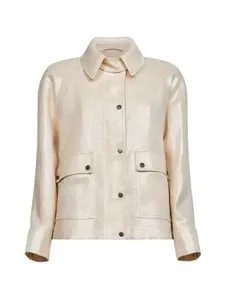 Пиджак на пуговицах Brunello Cucinelli, бежевый