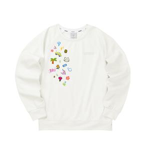 Повседневный свитшот Unisex Skechers, белый