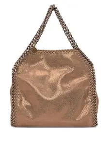 Мини-сумка-тоут Falabella Stella Mccartney, коричневый