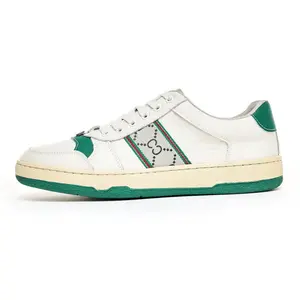 Wit Низкие мужские кроссовки для скейтбординга бежево-зеленого цвета