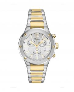 Часы F-80 Chrono Salvatore Ferragamo, цвет two tone/two tone/silver
