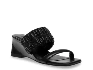 Сандалии Galle Wedge Sandal Anne Klein, черный
