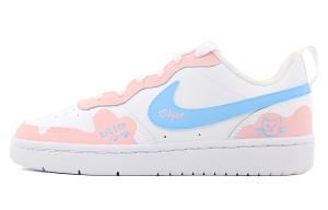 Кроссовки для скейтбординга Court Borough с противоскользящей подошвой, устойчивые к истиранию, с амортизацией, низкие, для детей и подростков Nike, розовый