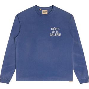 Французский лонгслив пуловер Gallery Dept., синий