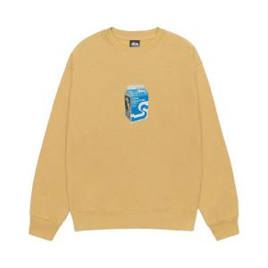 Свитер Stussy Milk Crew, Curry