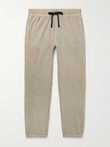 Спортивные брюки из хлопкового джерси с петлевой спинкой JAMES PERSE, цвет Mushroom
