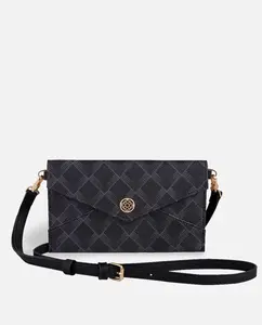 Сумка Kensington с застежкой-кнопкой и несколькими положениями Lonbali, черный