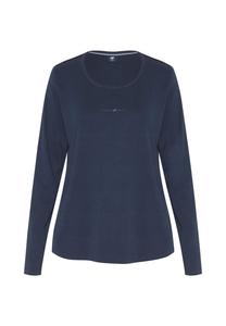 Рубашка с длинными рукавами в дизайне этикетки Polo Sylt, синий