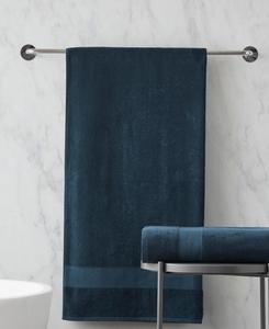 Набор из двух банных полотенец из высококачественного турецкого хлопка с плюшевой текстурой 510 Design, Navy, 2 piece set