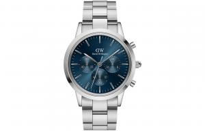 DW/DanielWellington Часы Daniel Wellington Iconic Link Chronograph 42mm, Blue Dial