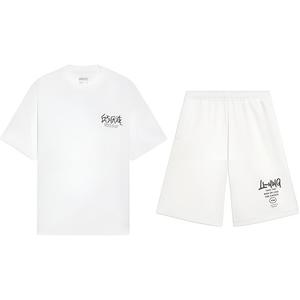 LINING Повседневная спортивная одежда унисекс белый+белый