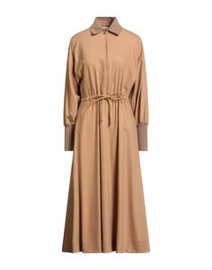 Платье миди Agnona, коричневый