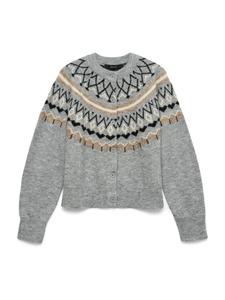 Вязаный кардиган VERO MODA VMTAMMY, Mottled Grey