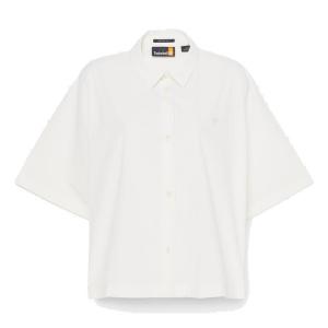 Женская рубашка с коротким рукавом - блузка Timberland, белый