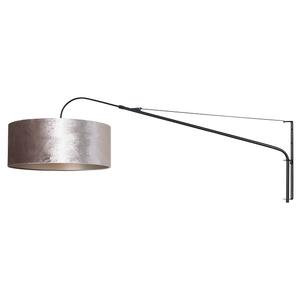 Настенный светильник Steinhauer Liiri X, бархат / алюминий - 1 лампа - серебро