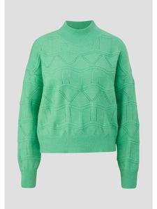 Вязаный свитер в цвете 73W0_изумруд QS