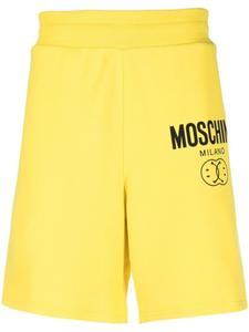 Moschino спортивные шорты с логотипом, желтый