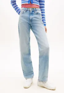 Джинсы средней посадки, узкие, прямые, облегающие. Tommy Jeans, Denim Light