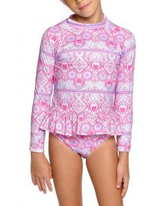 Футболка-рашгард Peixoto Cecilia, коричневый