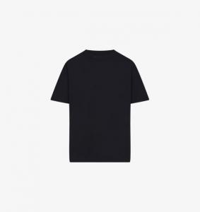 Футболка свободного кроя из плотного хлопкового трикотажа с круглым вырезом Skims, цвет obsidian