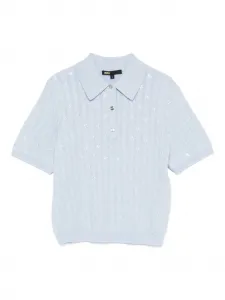 Декорированная рубашка поло Maje, синий