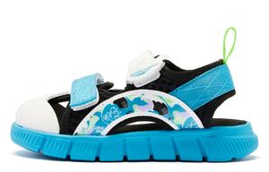 Низкие, износостойкие, амортизирующие детские туфли для младенцев и малышей QIAODAN, черный/синий