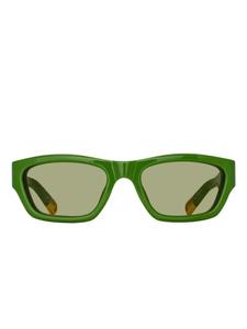 Jacquemus солнцезащитные очки Meridiano, зеленый