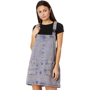 Платье Free People Overall Smock Mini, розовый