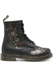 Кожаные ботильоны Dr. Martens, черный