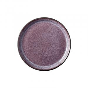 Тарелка хлебная Гастро черная/сиреневая 17 см Bitz, фиолетовый/черный