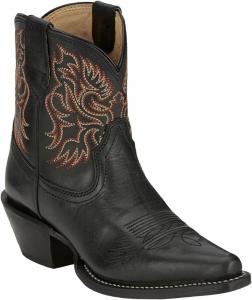 Ботильоны Justin Isabella 7" - стильные кожаные женские ботинки, удобные и долговечные, идеально подходят для повседневной и праздничной одежды, Coal