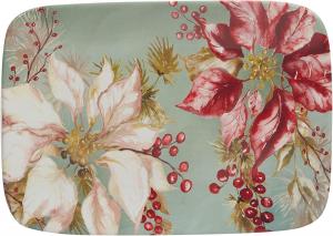 Certified International Winters Joy прямоугольное блюдо 35 x 25 см, мультиколор