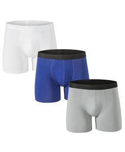 Мужские трусы-боксеры, 3 комплекта нижнего белья, дышащие удобные плавки Alpine Swiss, мультиколор