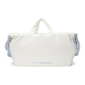 Сумка дорожная из ткани унисекс белая Skechers