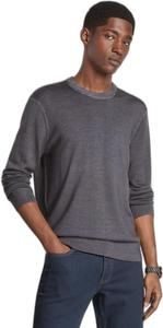 Michael Kors мужской свитер Garment Dyed Merino Crewneck, Charcoal