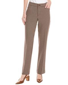 Брюки клеш от Anne Klein, коричневый