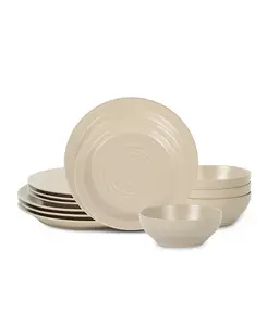Набор столовых приборов Orbit из 12 предметов, сервиз на 4 персоны Stone Lain, beige