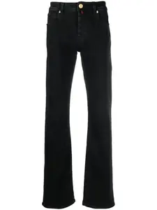 Джинсы с нашивкой-логотипом Billionaire, черный