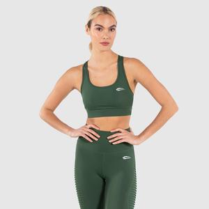 Женский спортивный бюстгальтер Advanced Infinite Olive для спорта и отдыха SMILODOX, цвет gruen
