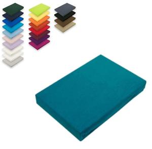 Простынь трикотажная 60 х 120 - 70 х 140 см бирюзовый Südseetraum