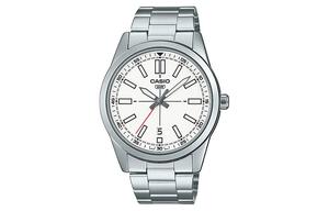 CASIO Часы Men Standard Series White Watch MTP-VD02D-7E, White Dial