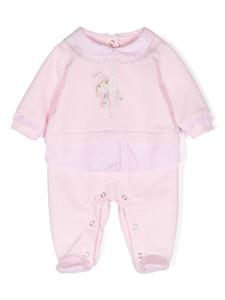 Lapin House пижама в клетку с принтом, розовый