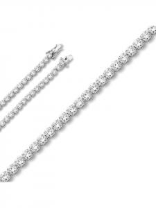 ONE ELEMENT Браслет из серебра 925 пробы с цирконием, длина 19 см, диаметр 3,00 мм