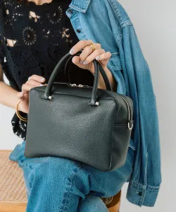 Кожаная сумка-бостон KONOJI Rive Droite, цвет Black