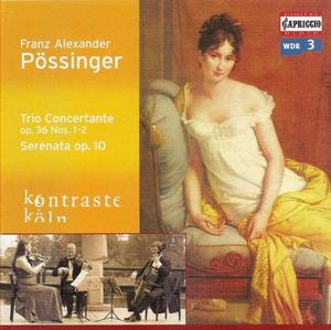 CD диск Possinger / Kontraste Koln: Trio Concertante / Serenata