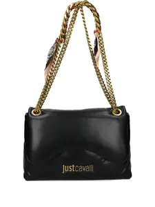 Сумка на плечо с цепочкой Just Cavalli, черный