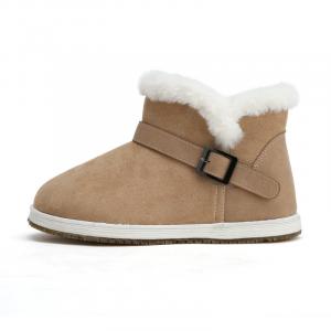 Old Meihua Женские короткие зимние ботинки Thermal Coverage, коричневые