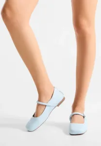 Балетки cathy с ремешком на щиколотке Woden, Moonstone