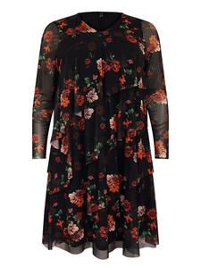 Платье Yoek, смешанные цвета/черный